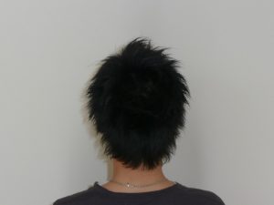 男性モデル・ヘアカット後ろ姿